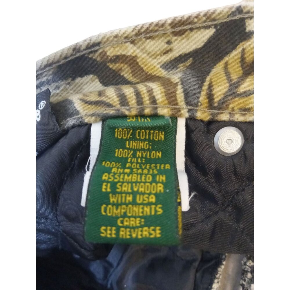 Cabelas Pants Mens Size 32 Camo Realtree Cargo Insulated Dupont Thermolite Plus - Picture 2 of 13